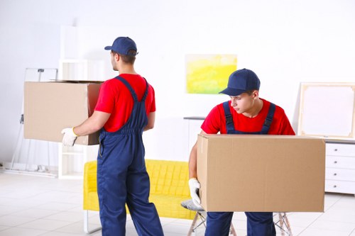 Professional commercial movers planning a business relocation in Chelsea