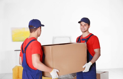 Packing and labeling office items for a smooth relocation process