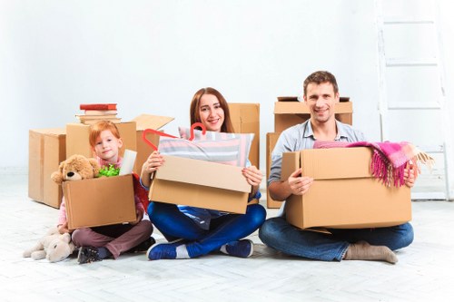Professional house removals planning in Chelsea street setting