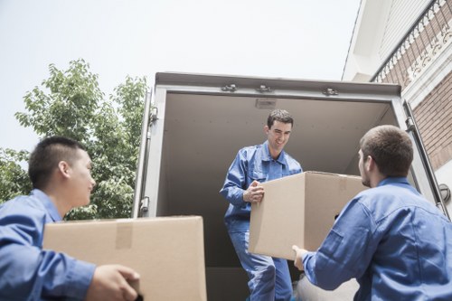 Man with van vehicle ready for a Chelsea home move