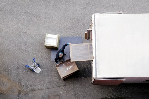 Organised relocation items ready for transport in Chelsea