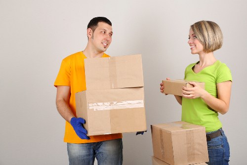 Secure transport of household items during a Chelsea flat removal